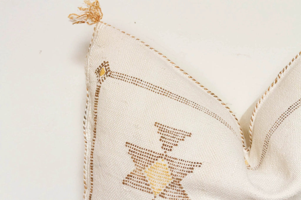 Marrakech Souks Moroccan Cactus Silk Pillow