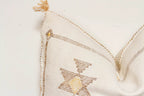 Marrakech Souks Moroccan Cactus Silk Pillow