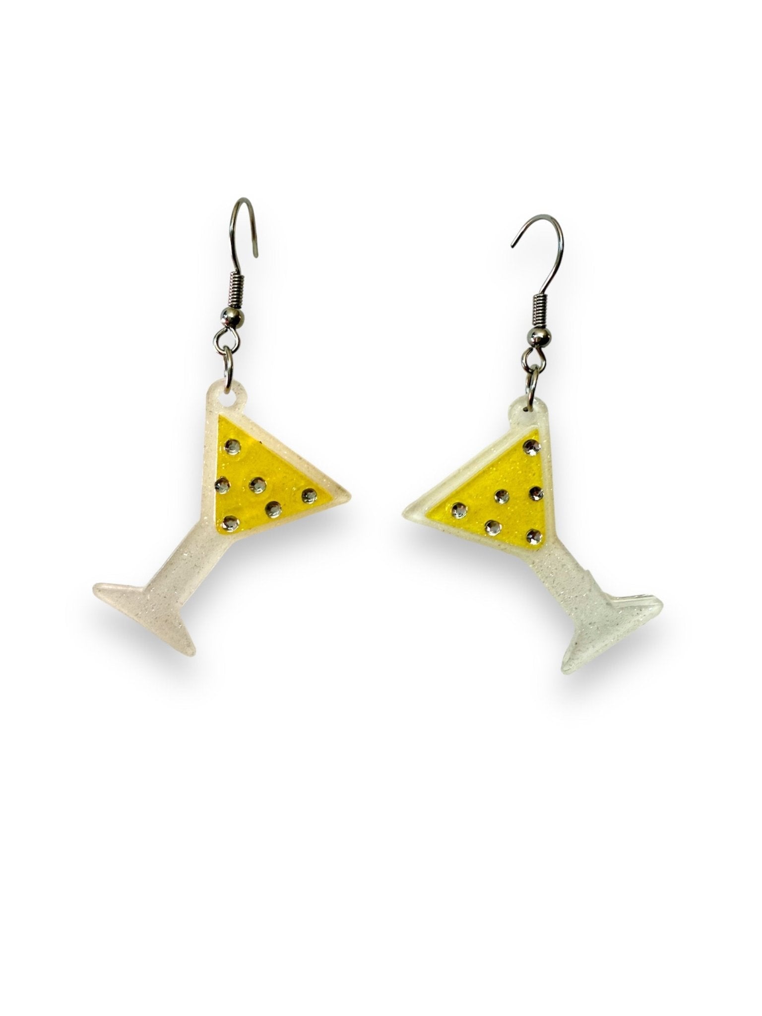 Martini Drop Earrings by Lipstick & Chrome Earrings La Vie Bien Martini Drop Earrings by Lipstick & Chrome