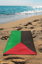 Martinique Flag Beach Towel Beach Towel (Generic Brand) La Vie Bien Martinique Flag Beach Towel
