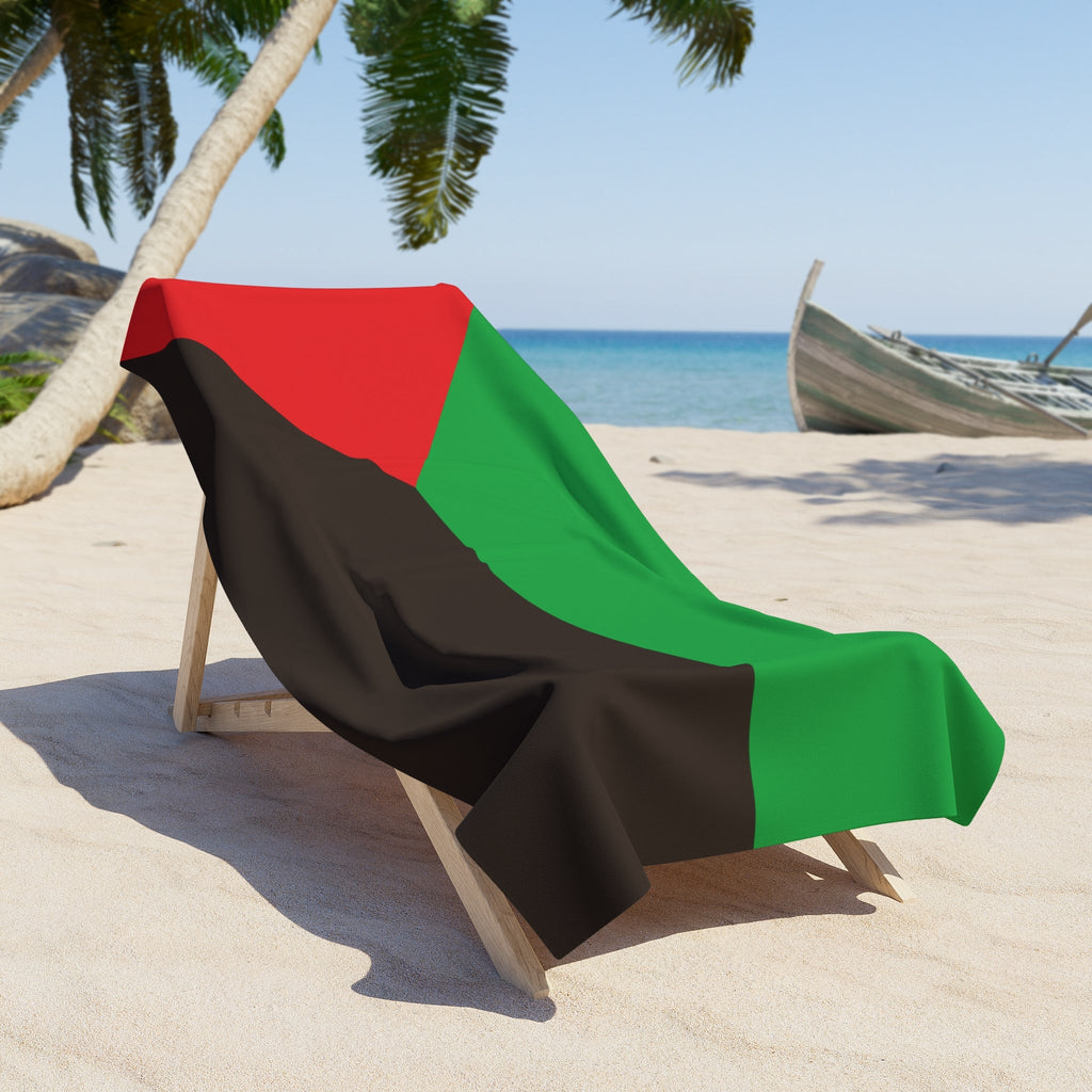 Martinique Flag Beach Towel Beach Towel (Generic Brand) La Vie Bien Martinique Flag Beach Towel