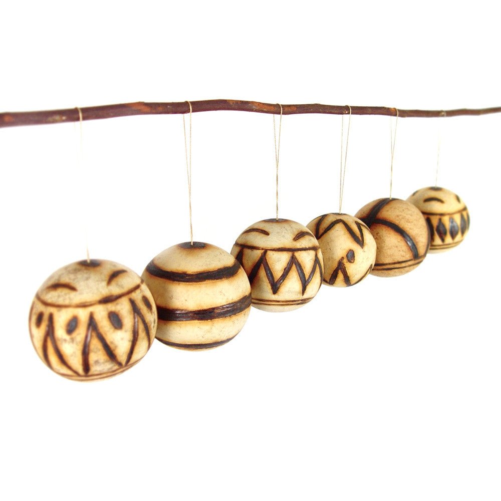 Marula Fruit Ornaments La Vie Bien Marula Fruit Ornaments