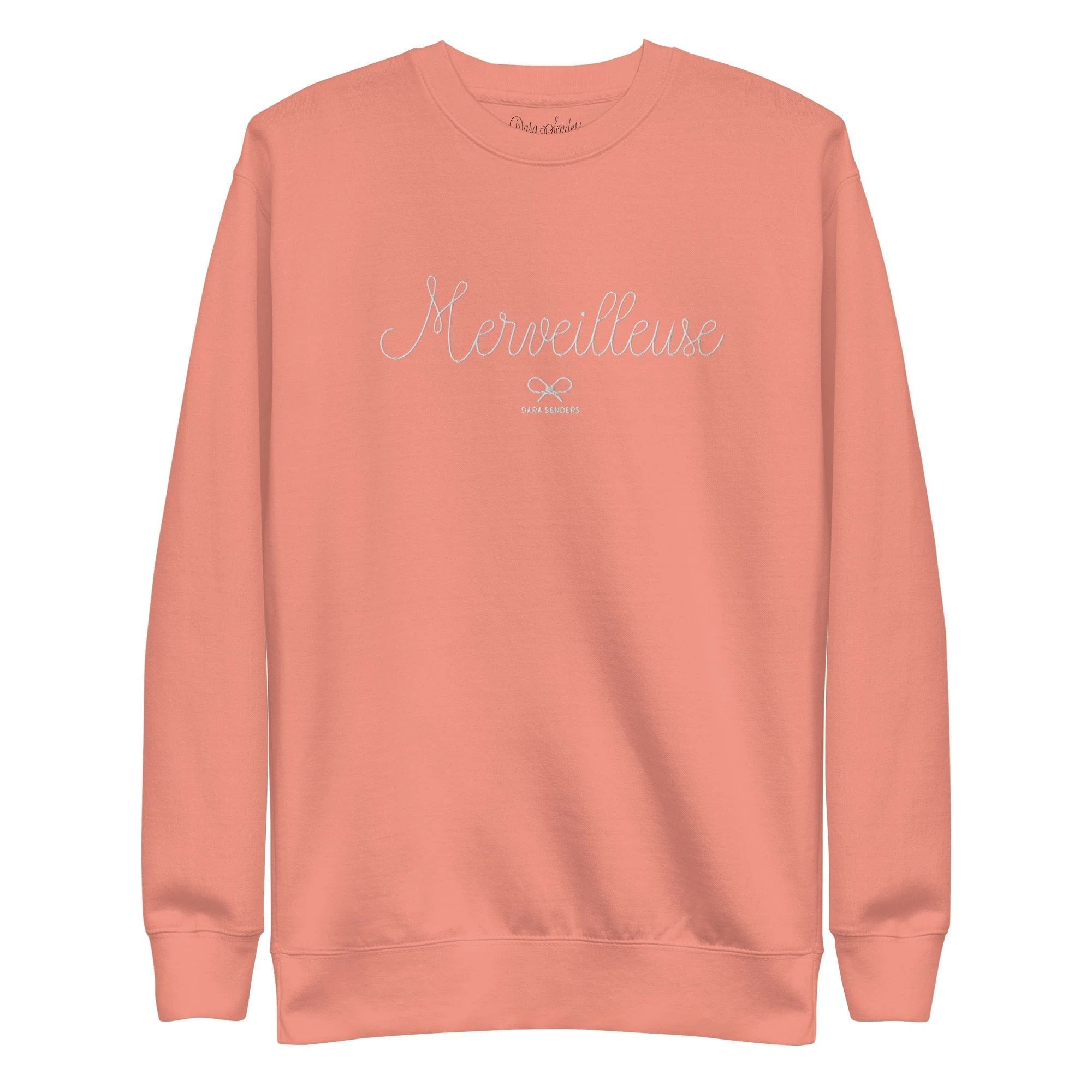 MARVELOUS SWEATSHIRT - EMBROIDERED PULLOVER by DARA SENDERS