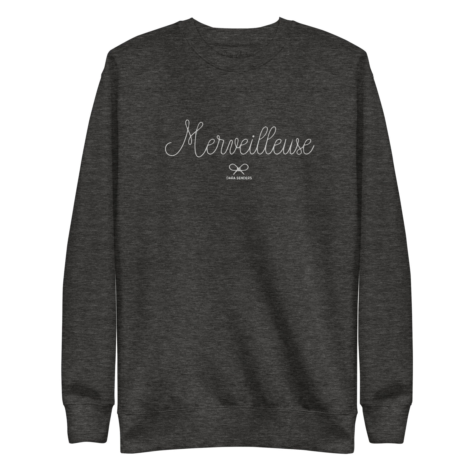 MARVELOUS SWEATSHIRT - EMBROIDERED PULLOVER by DARA SENDERS