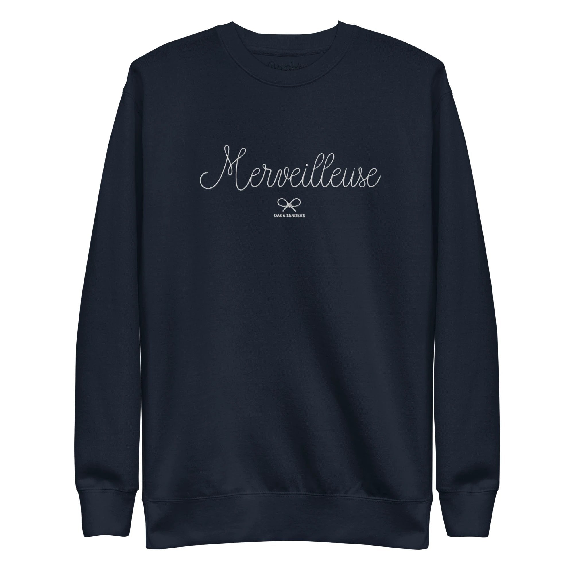 MARVELOUS SWEATSHIRT - EMBROIDERED PULLOVER by DARA SENDERS