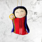 Mary and Jesus Ornament Holiday La Vie Bien Mary and Jesus Ornament