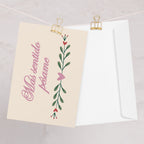 Más sentido pésame Spanish sympathy Greeting card, blank with envelope Greeting card La Vie Bien Más sentido pésame Spanish sympathy Greeting card, blank with envelope