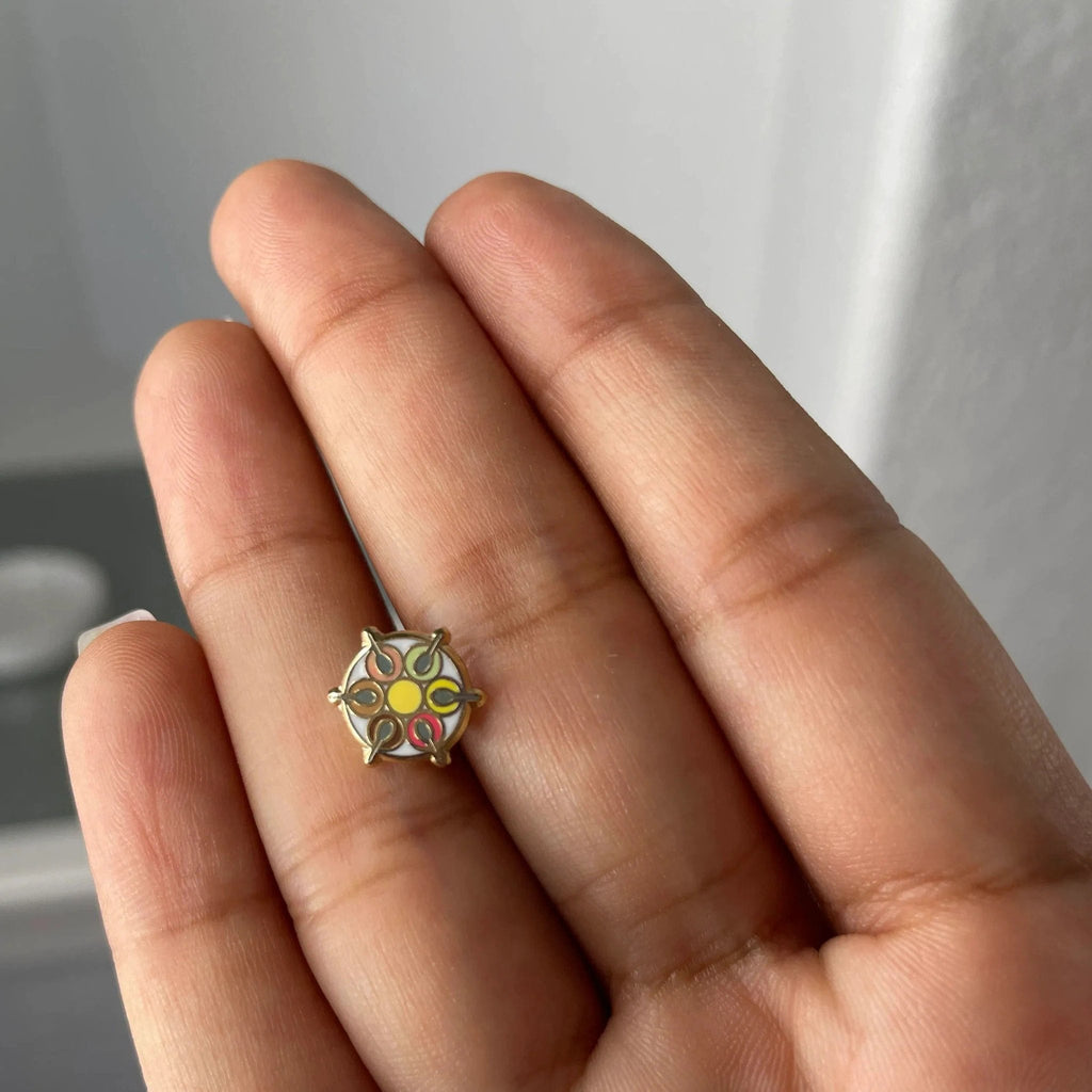 Masala Dabba Studs by Modern Desi