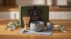 Matcha Whisk Set — Bamboo Chasen + Ceramic Chawan Gift Set La Vie Bien Matcha Whisk Set — Bamboo Chasen + Ceramic Chawan Gift Set