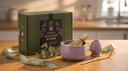 Matcha Whisk Set — Bamboo Chasen + Ceramic Chawan Gift Set La Vie Bien Matcha Whisk Set — Bamboo Chasen + Ceramic Chawan Gift Set