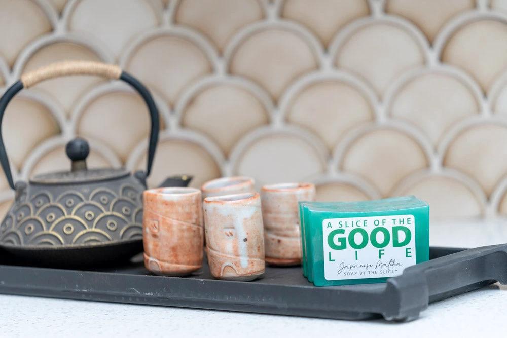 Japanese Matcha SOAP SLICE 5 oz. by Essential Journeys