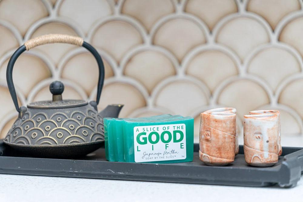 Japanese Matcha SOAP SLICE 5 oz. by Essential Journeys
