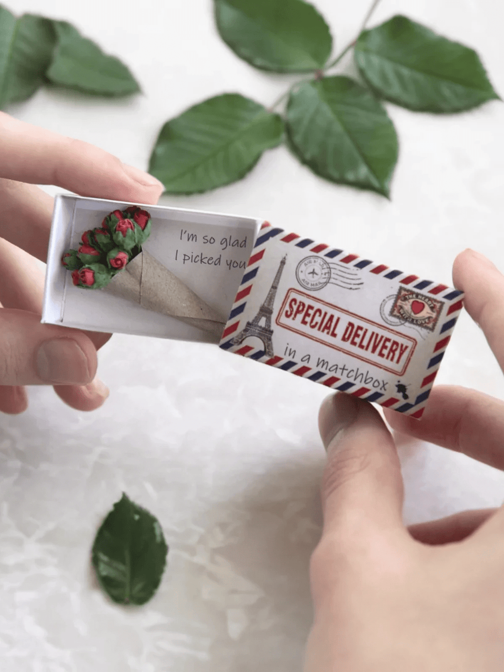 Matchbox Tiny Rose Bouquet by Ash & Rose