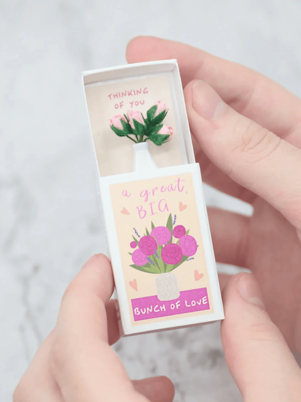 Matchbox Tiny Rose Bouquet by Ash & Rose