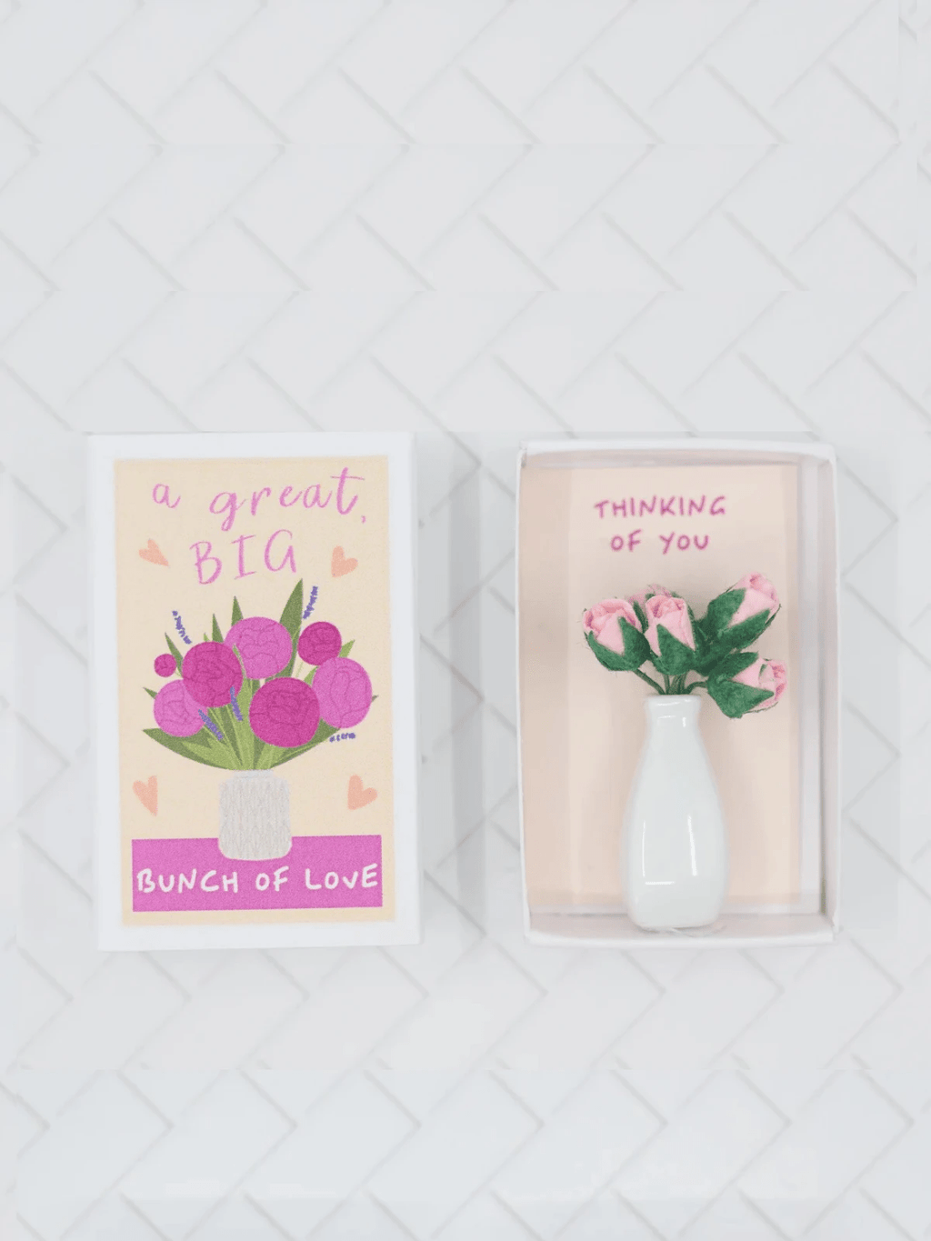 Matchbox Tiny Rose Bouquet by Ash & Rose