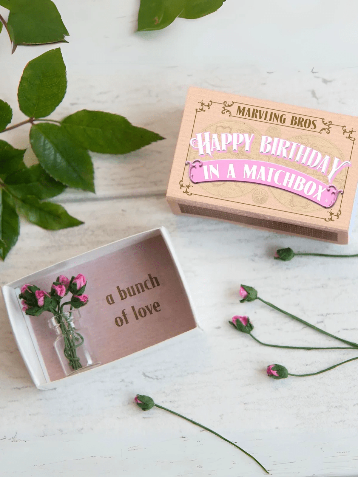 Matchbox Tiny Rose Bouquet by Ash & Rose