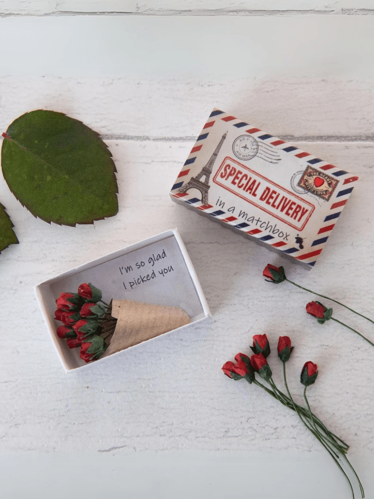 Matchbox Tiny Rose Bouquet by Ash & Rose