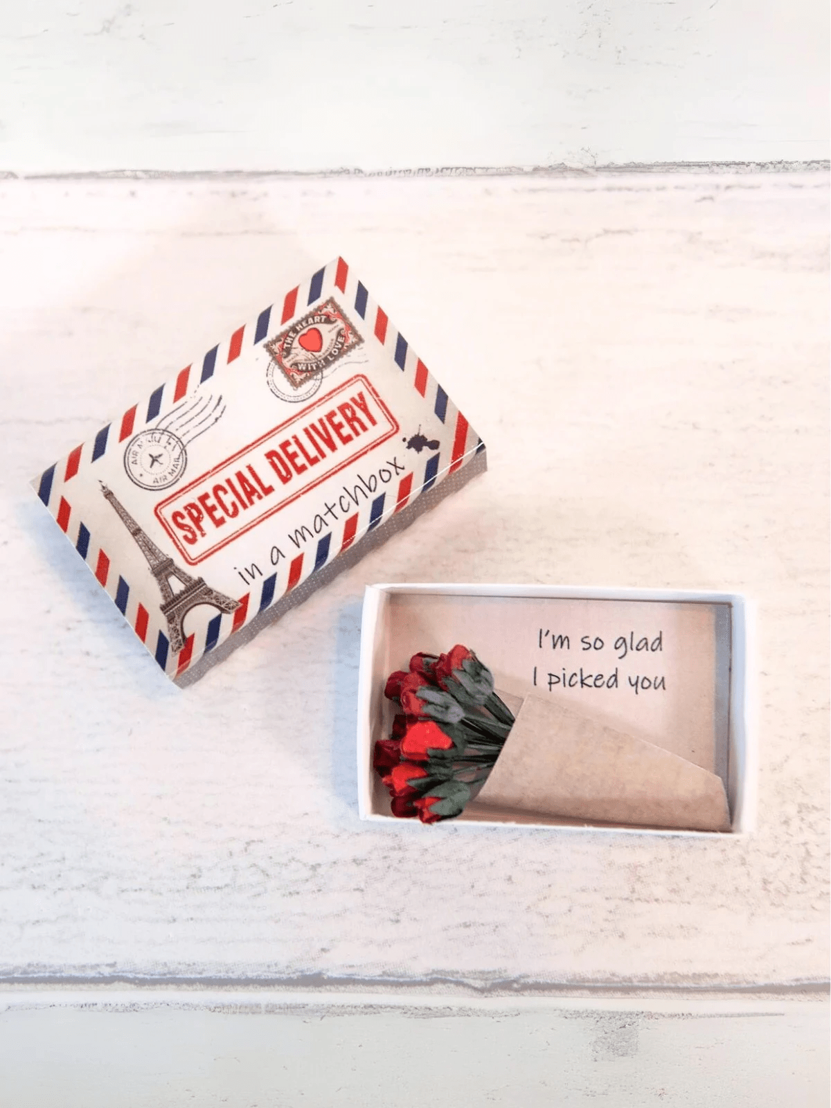 Matchbox Tiny Rose Bouquet by Ash & Rose