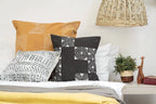 Matika Black Grid Pillow Cover La Vie Bien Matika Black Grid Pillow Cover
