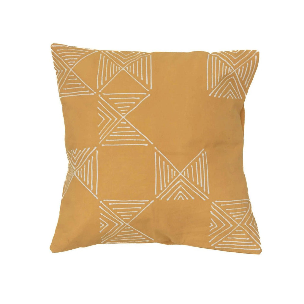 Matika Mustard Grid Pillow Cover La Vie Bien Matika Mustard Grid Pillow Cover