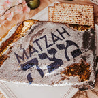 Matzah Cover and Afikomen Pouch Set for Passover Seder by Salt Sparkle Shalom