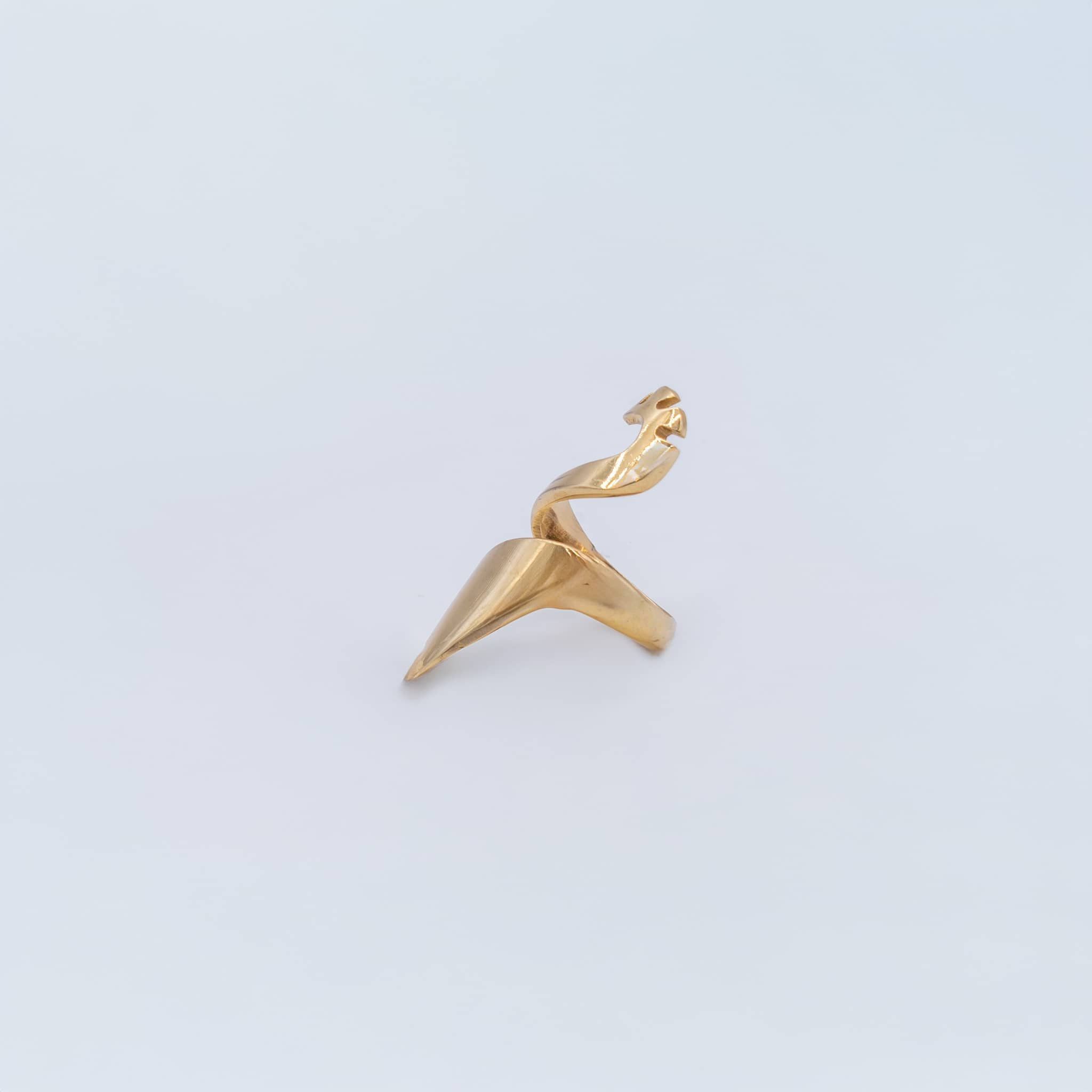Mau Open Wrap Initial Ring for Women Rings La Vie Bien Mau Open Wrap Initial Ring for Women