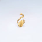 Mau Open Wrap Initial Ring for Women Rings La Vie Bien Mau Open Wrap Initial Ring for Women