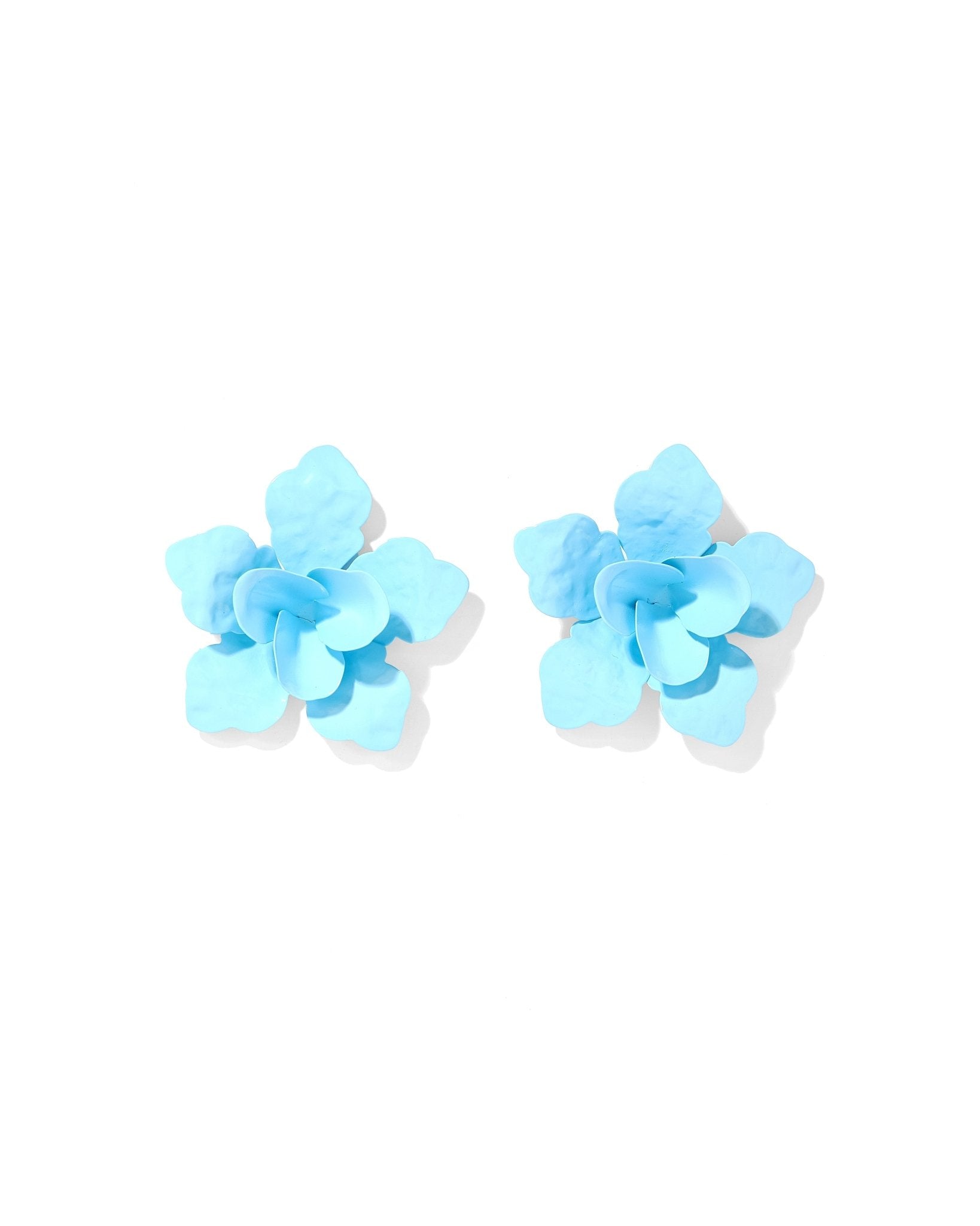 Maxine Statement Earrings - Blue