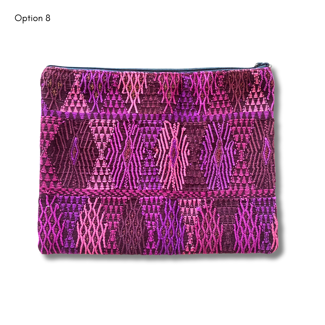 Maya Up - cycled Huipil Cosmetic One - of - a - Kind Bag (2XL) - Guatemala Bags La Vie Bien Maya Up - cycled Huipil Cosmetic One - of - a - Kind Bag (2XL) - Guatemala