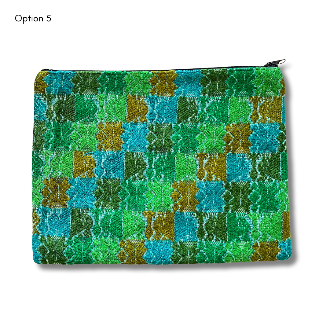 Maya Up - cycled Huipil Cosmetic One - of - a - Kind Bag (2XL) - Guatemala Bags La Vie Bien Maya Up - cycled Huipil Cosmetic One - of - a - Kind Bag (2XL) - Guatemala