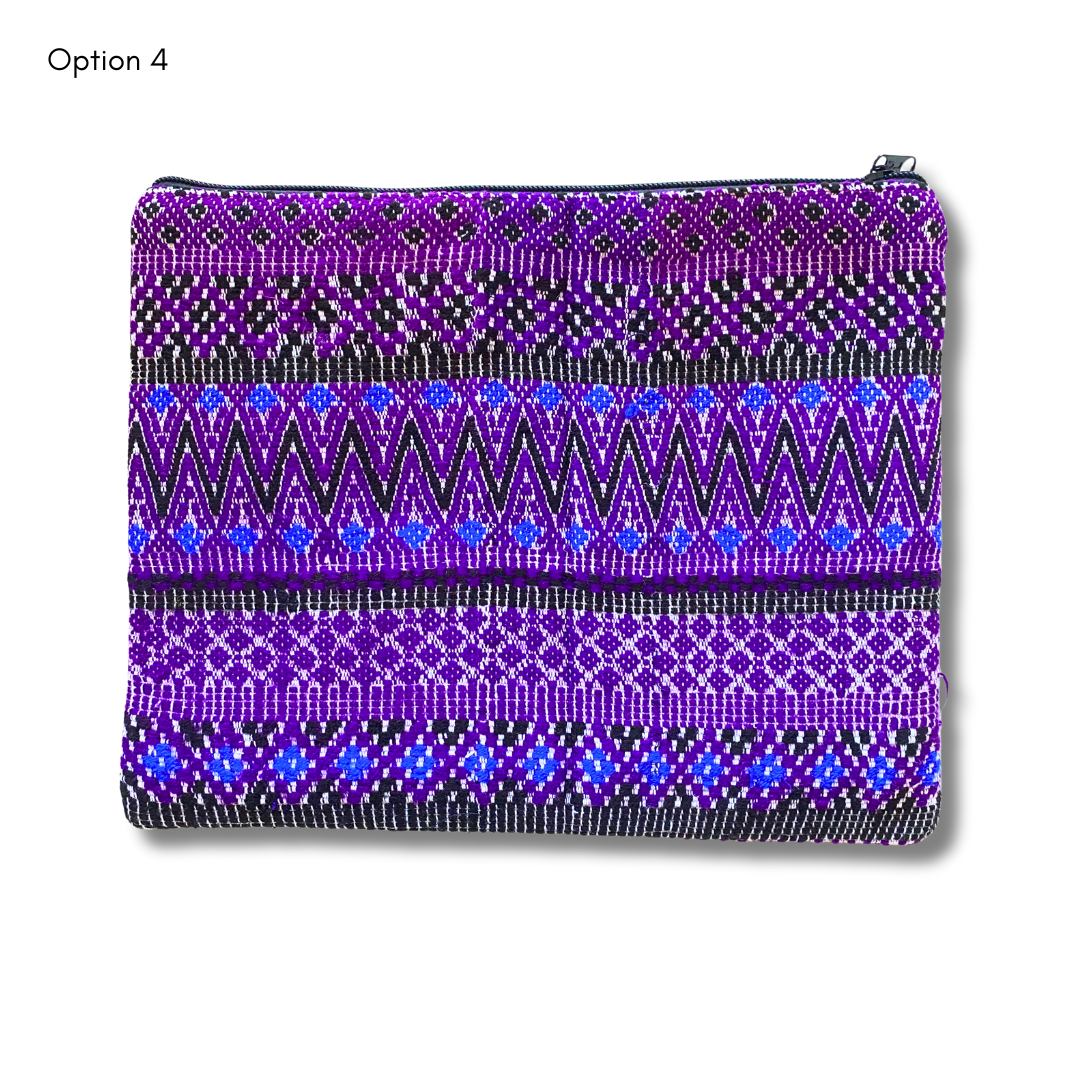 Maya Up - cycled Huipil Cosmetic One - of - a - Kind Bag (2XL) - Guatemala Bags La Vie Bien Maya Up - cycled Huipil Cosmetic One - of - a - Kind Bag (2XL) - Guatemala