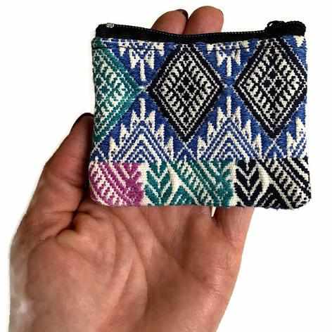 Maya Up - cycled Huipil Cosmetic One - of - a - Kind Bag - Guatemala Bags La Vie Bien Maya Up - cycled Huipil Cosmetic One - of - a - Kind Bag - Guatemala