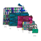 Maya Up - cycled Huipil Cosmetic One - of - a - Kind Bag - Guatemala Bags La Vie Bien Maya Up - cycled Huipil Cosmetic One - of - a - Kind Bag - Guatemala
