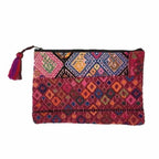 Maya Up - cycled Huipil Cosmetic One - of - a - Kind Bag - Guatemala Bags La Vie Bien Maya Up - cycled Huipil Cosmetic One - of - a - Kind Bag - Guatemala