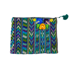 Maya Up - cycled Huipil Cosmetic One - of - a - Kind Bag - Guatemala Bags La Vie Bien Maya Up - cycled Huipil Cosmetic One - of - a - Kind Bag - Guatemala
