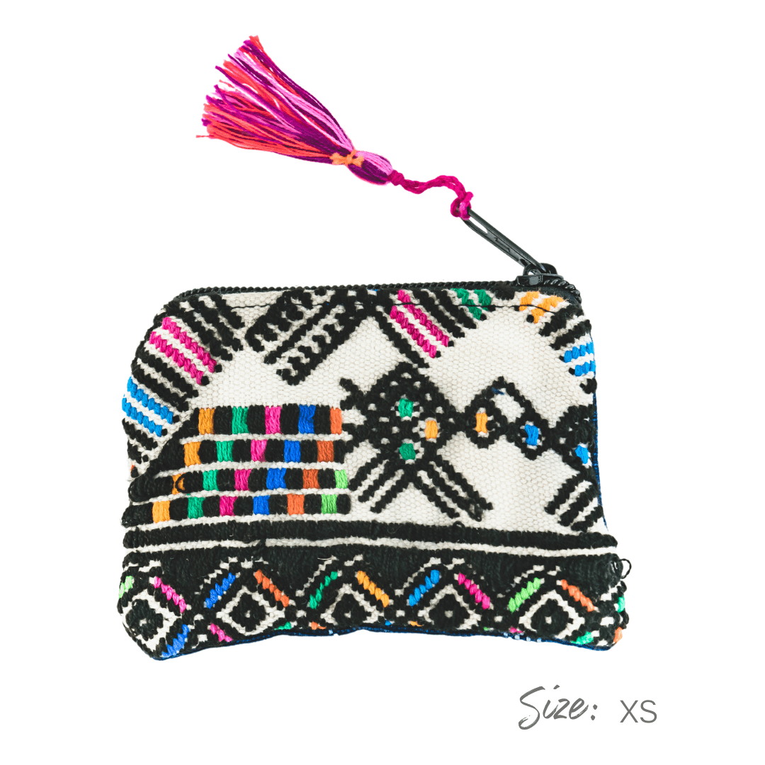 Maya Up - cycled Huipil Cosmetic One - of - a - Kind Bag - Guatemala Bags La Vie Bien Maya Up - cycled Huipil Cosmetic One - of - a - Kind Bag - Guatemala