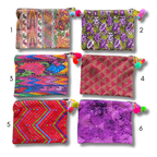 Maya Up - cycled Huipil Cosmetic One - of - a - Kind Bag - (Large) Guatemala Bags La Vie Bien Maya Up - cycled Huipil Cosmetic One - of - a - Kind Bag - (Large) Guatemala