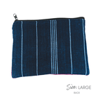 Maya Up - cycled Huipil Cosmetic One - of - a - Kind Bag - (Large) Guatemala Bags La Vie Bien Maya Up - cycled Huipil Cosmetic One - of - a - Kind Bag - (Large) Guatemala