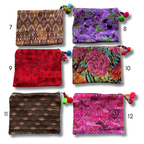 Maya Up - cycled Huipil Cosmetic One - of - a - Kind Bag - (Large) Guatemala Bags La Vie Bien Maya Up - cycled Huipil Cosmetic One - of - a - Kind Bag - (Large) Guatemala