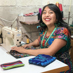 Maya Up - cycled Huipil Cosmetic One - of - a - Kind Bag (Small) - Guatemala Bags La Vie Bien Maya Up - cycled Huipil Cosmetic One - of - a - Kind Bag (Small) - Guatemala
