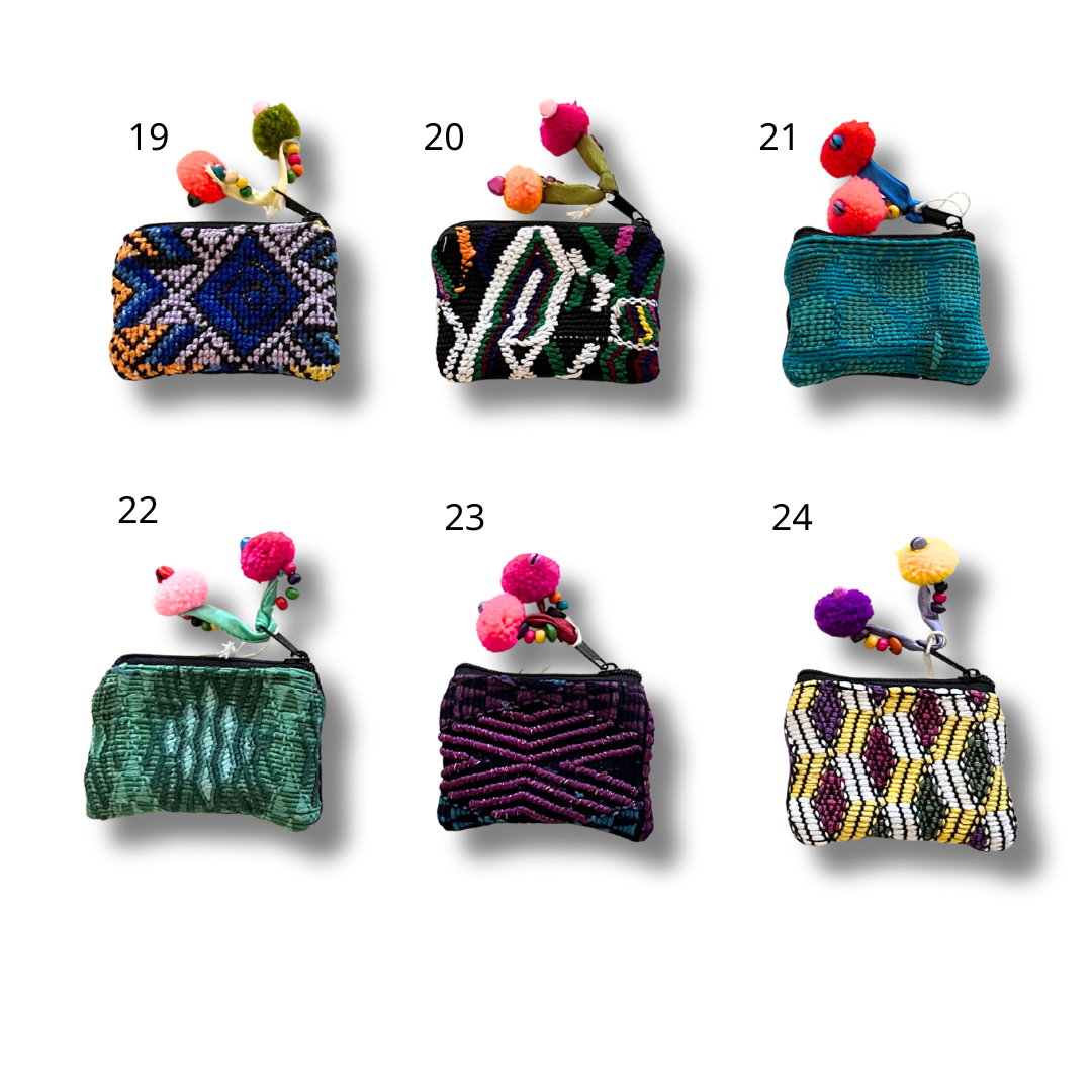 Maya Up - cycled Huipil Cosmetic One - of - a - Kind Bag (Tiny) - Guatemala Bags La Vie Bien Maya Up - cycled Huipil Cosmetic One - of - a - Kind Bag (Tiny) - Guatemala