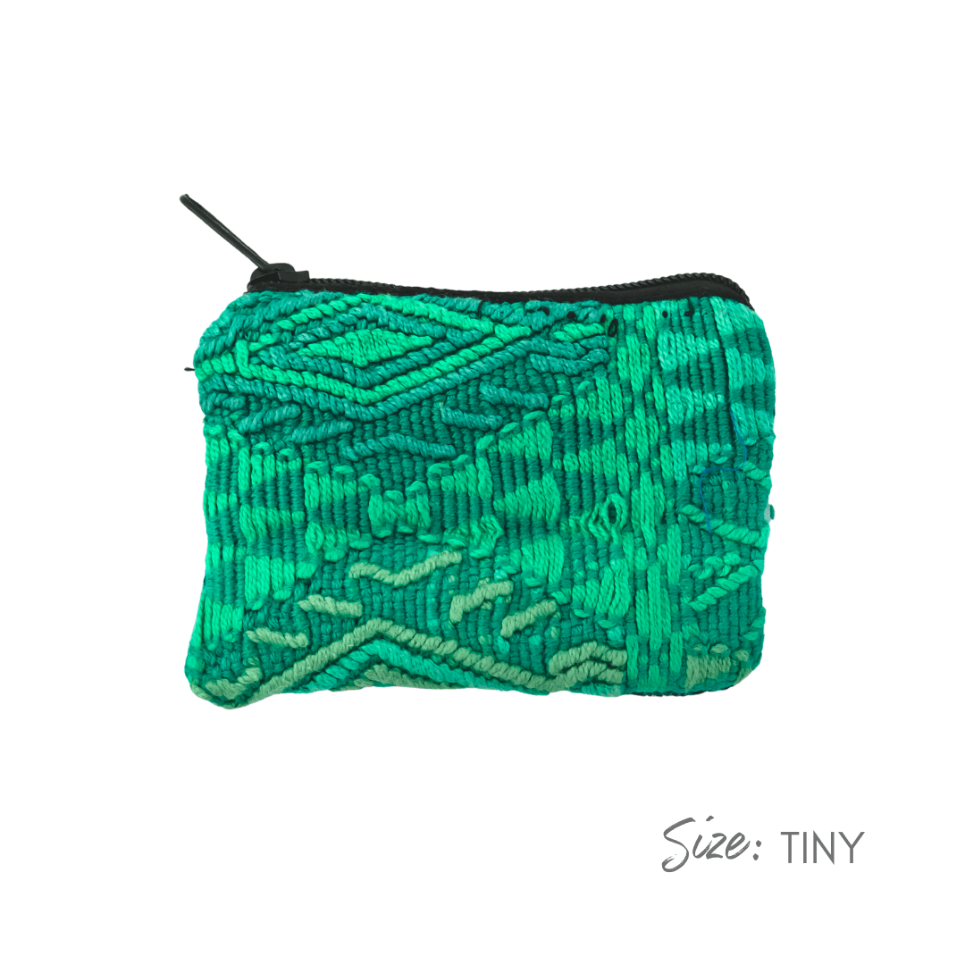 Maya Up - cycled Huipil Cosmetic One - of - a - Kind Bag (Tiny) - Guatemala Bags La Vie Bien Maya Up - cycled Huipil Cosmetic One - of - a - Kind Bag (Tiny) - Guatemala