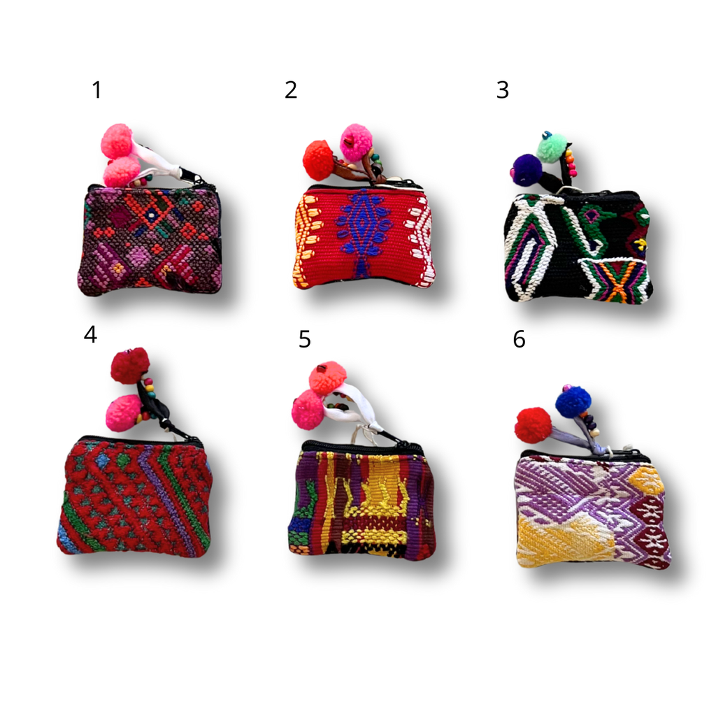 Maya Up - cycled Huipil Cosmetic One - of - a - Kind Bag (Tiny) - Guatemala Bags La Vie Bien Maya Up - cycled Huipil Cosmetic One - of - a - Kind Bag (Tiny) - Guatemala