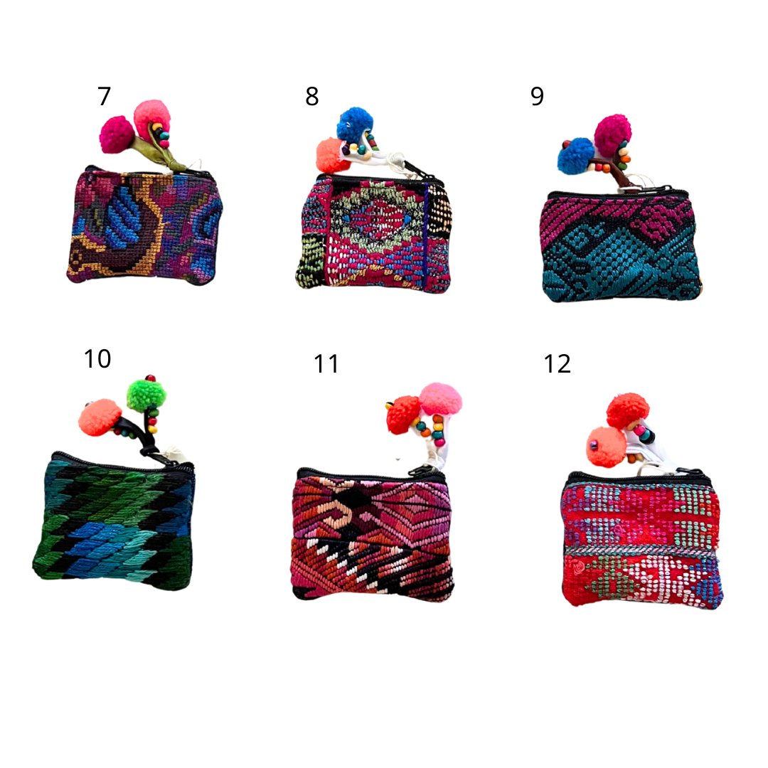 Maya Up - cycled Huipil Cosmetic One - of - a - Kind Bag (Tiny) - Guatemala Bags La Vie Bien Maya Up - cycled Huipil Cosmetic One - of - a - Kind Bag (Tiny) - Guatemala