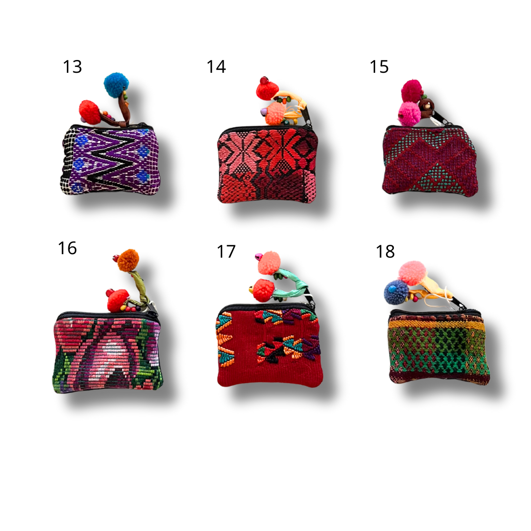 Maya Up - cycled Huipil Cosmetic One - of - a - Kind Bag (Tiny) - Guatemala Bags La Vie Bien Maya Up - cycled Huipil Cosmetic One - of - a - Kind Bag (Tiny) - Guatemala