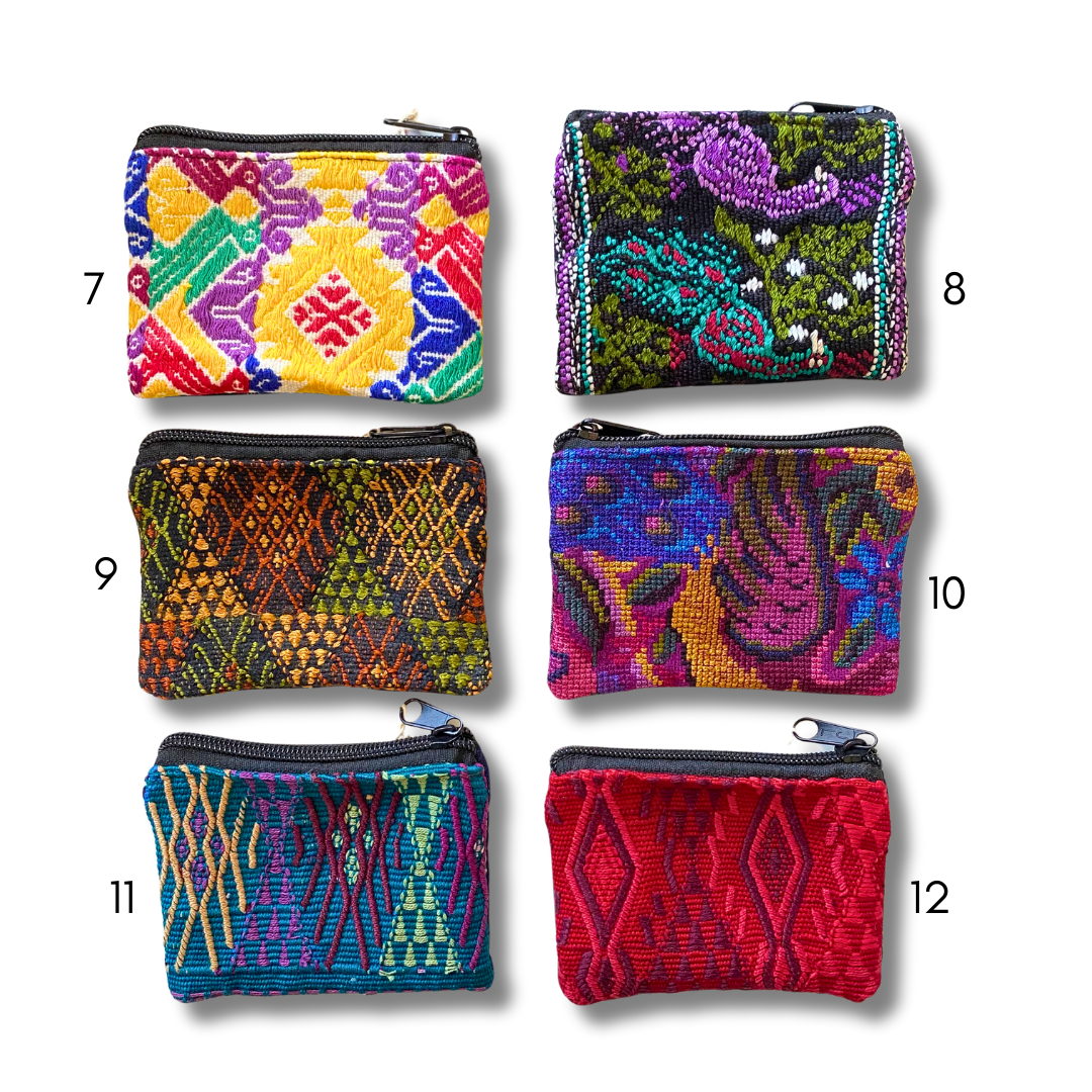 Maya Up - cycled Huipil Cosmetic One - of - a - Kind Bag (X - Small) - Guatemala Bags La Vie Bien Maya Up - cycled Huipil Cosmetic One - of - a - Kind Bag (X - Small) - Guatemala
