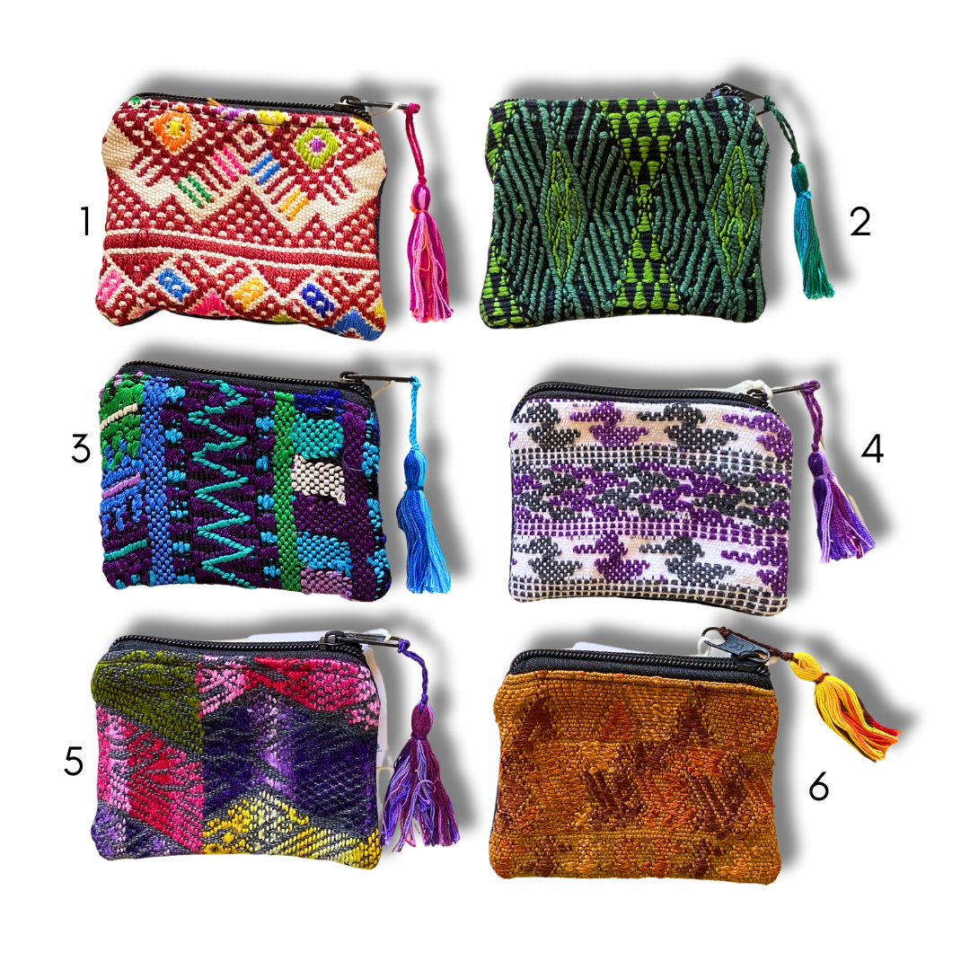 Maya Up - cycled Huipil Cosmetic One - of - a - Kind Bag (X - Small) - Guatemala Bags La Vie Bien Maya Up - cycled Huipil Cosmetic One - of - a - Kind Bag (X - Small) - Guatemala