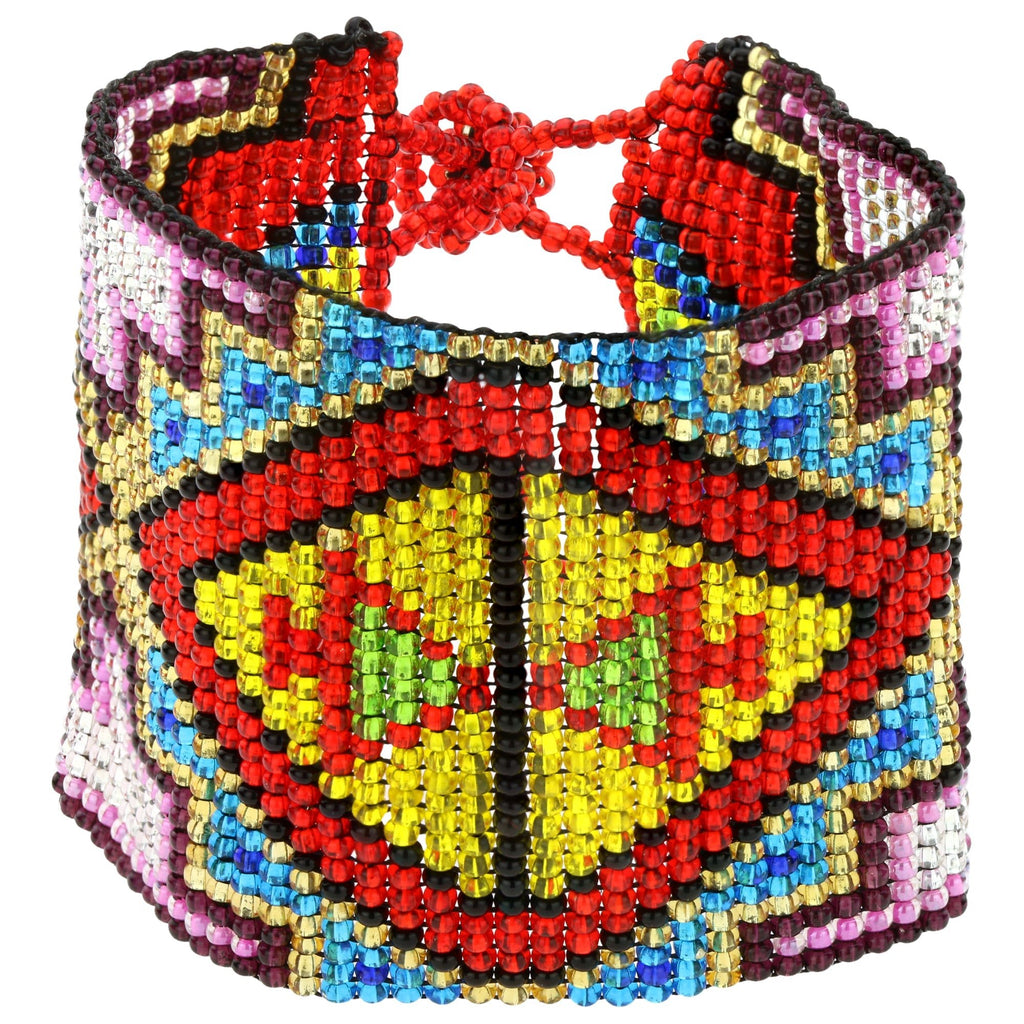 Mayan Pyramid Beaded Bracelet Bracelets - Fashion La Vie Bien Mayan Pyramid Beaded Bracelet