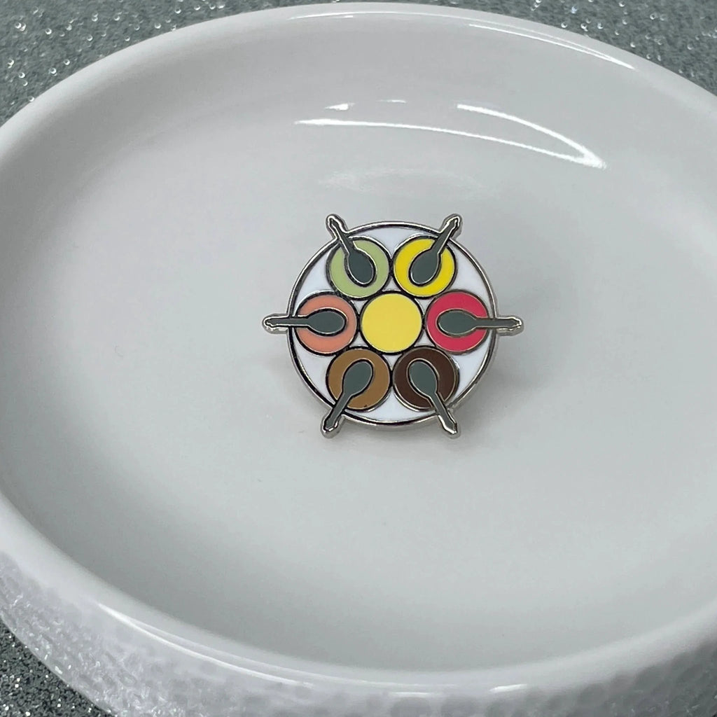 Masala Dabba Enamel Pin by Modern Desi