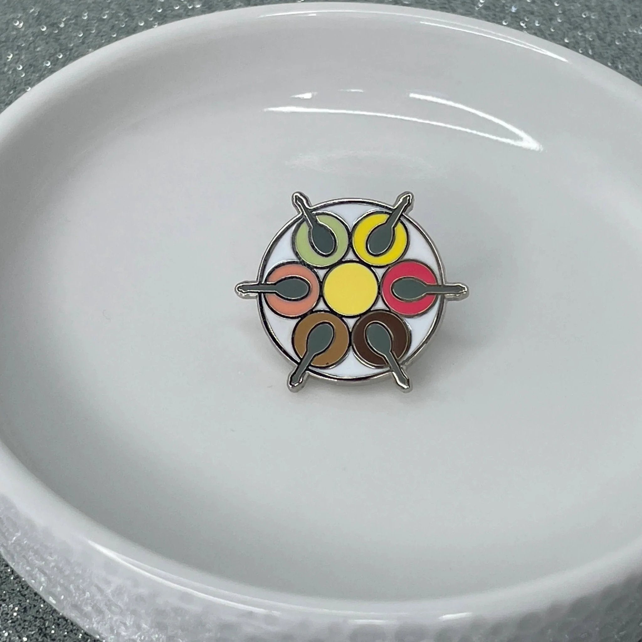 Masala Dabba Enamel Pin by Modern Desi